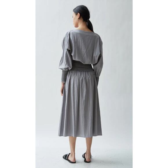 Toteme SAFARA COTTON SKIRT WITH SMOCK NWT Size Large - Picture 2 of 6